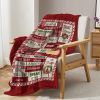 Christmas Cardinal Throw Blanket – Soft Fleece Flannel