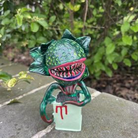 Horror Piranha Plant Garden Statue – Halloween Decor