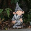Funny Pooping Gnome Garden Statue – Resin Decor