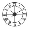 Wall Clock, 24 in Wall Clock Roman Numerals, Battery Operated Non Ticking Silent Classic Decorative Round Clocks