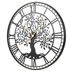 27" Tree of Life Wall Clock – Silent Non-Ticking
