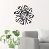 Bohemian Sun Metal Wall Art – Vintage Decor