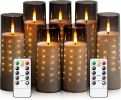 Flameless LED Candles with Star String & Remote