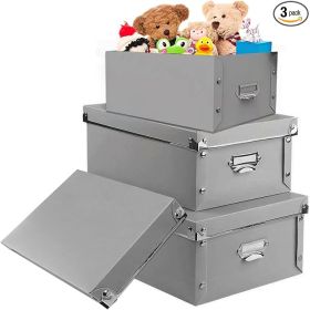 Foldable Plastic Storage Boxes with Lids – Nesting Design