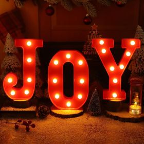 LED JOY Marquee Light Sign – Christmas Decor (8.5")