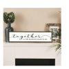 Family Wall Signs Decor Together is Our Favorite Place to Be Inspirational Quotes Wall Plaque Rustic Farmhouse Motivational Decoration for Living Room