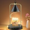 Candle Warmer Lamp with Timer-Dimmable Wax Warmer for Scented Wax Jar Candles, Electric Black Candle Lamp Warmer for Jar Candle