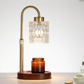 Candle Warmer Lamp with Dimmer and Timer,Home Decor Lamp for Scented Jar,Antique Brass Electric Wax Melt Warmer