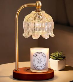 Candle Warmer Lamp with Timer Dimmable,Antique Brass Candle Lamp,Wax Melt Warmer Light for Jar Candles