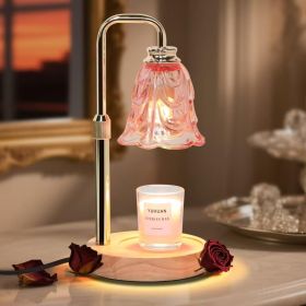 Candle Warmer Lamp with Timer Electric Adjustable Height Candle Warmer Dimmable Wax Warmer Lamp Jar Candles with 2 Bulbs for Home Decor & Office