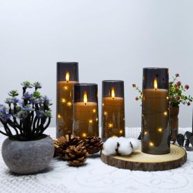 Flameless LED Candles with Timer 5 Pc Flickering Flameless Candles for Romantic Ambiance and Home Decoration Stable