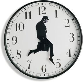 Silly Walk Wall Clock – Novelty Home Decor