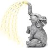 Solar Elephant Garden Statue – Outdoor Decor