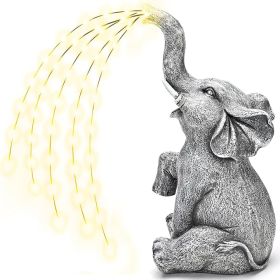 Solar Elephant Garden Statue – Outdoor Decor