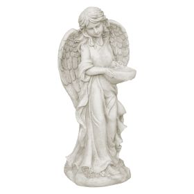 32.6" Tall Angel Garden Statue – Magnesium Oxide Sculpture