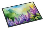 Syringa Watercolor Doormat – Non-Slip & Washable (18x27)