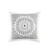 Cotton Embroidered Decorative Square Pillow