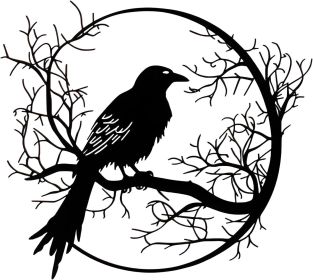 Metal Bird on Branch Wall Art – Farmhouse Decor