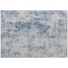 Area Rug 5x7, Machine Washable Rug, Non-Slip Modern Abstract Floor Carpet for Living Room, Bedroom, Dining Room, Blue