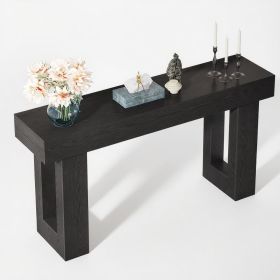 63" Wooden Console Table – Sofa Table for Behind Couch