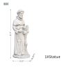 31.1' Tall Magnesium Oxide Statue St. Francis of Assisi Garden Spiritual Dcor
