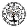 27" Tree of Life Wall Clock – Silent Non-Ticking