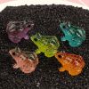Glow-in-the-Dark Resin Frog Figurines Set (20PCS)