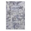 LOOM & LUXE Collection 5X7 Grey/Denim /Abstract Non-Shedding Living Room Bedroom Dining Home Office Stylish and Stain Resistant Area Rug