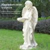 32.6" Tall Angel Garden Statue – Magnesium Oxide Sculpture
