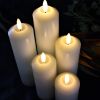 LED Halloween Flameless Candles Set of 5 with Timer