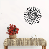 Bohemian Sun Metal Wall Art – Vintage Decor