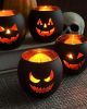 Halloween Table Decor Set of 6, Jack O Lanterns , Halloween Decorations Indoor Party Mantel Coffe Table Centerpiece Decor