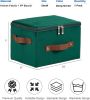 Velvet Storage Bins with Zipper Lid – Foldable & Washable