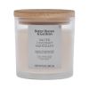 (1 pack)and Salted Coconut Mahogany Scented 2-Wick Ombre Jar Candle 12oz.