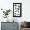 -- 4x6 Picture Frame -- Black Bevel 8 Photo Collage Wall Photo Frame