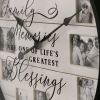 Sentiment Photo Frame Wall Clock, Farmhouse-Inspired