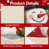 Christmas Pillow Covers 18x18 inch Set of 4, Christmas Decorations Cushion Covers, Xmas Pillow Covers