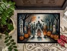 Creepy Doll Halloween Doormat – Non-Slip & Washable (18x27)