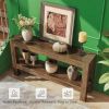 63-Inch Narrow Long Console Table for Living Room, Farmhouse Wood Entryway Table for Hallway, Sofa