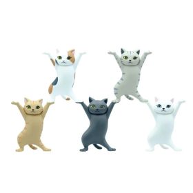 Funny Cat Pen Holder Ornament Set (5-Piece)