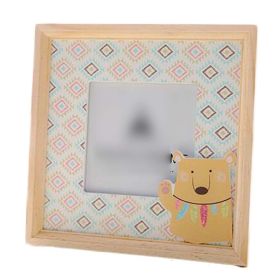 Beige Cartoon Wooden 4x6 Picture Frame