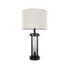 Farmhouse Table Lamps Set of 2 with Linen Shades