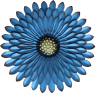 Metal Flowers Wall Decor Indoor Outdoor Metal Wall Art for Farmhouse Home Living Room Bedroom Bathroom Garden Decor â€“ Blue