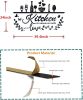 Kitchen Wall Decor 3D DIY Acrylic Silver Bless This Home
