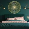 CIFbuy Circular Spiral Geometric Wall Art Luxe Modern 3D Wall Decor for Living Room Minimalist Accent (TikTok, temu pick-up service)