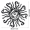 Bohemian Sun Metal Wall Art – Vintage Decor