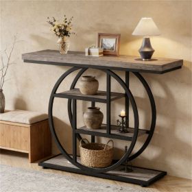 Console Table with Storage Shelf for Entryway & Living Room
