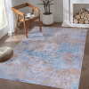 MAVAL Yellow Washable Rug 9x12 Area Rug (Yellow, 9'x12')