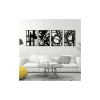 4 Pack Black Abstract Metal Wall Art, Minimalist DÃ©cor Single Line Art Wall DÃ©cor, 3D Textured Metal Wall Sculptures