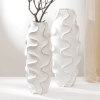 Handcrafted Wooden Decorative Flower Vase â€“ Sustainable & Stylish Accent Piece-5.5X5.5X15.5"